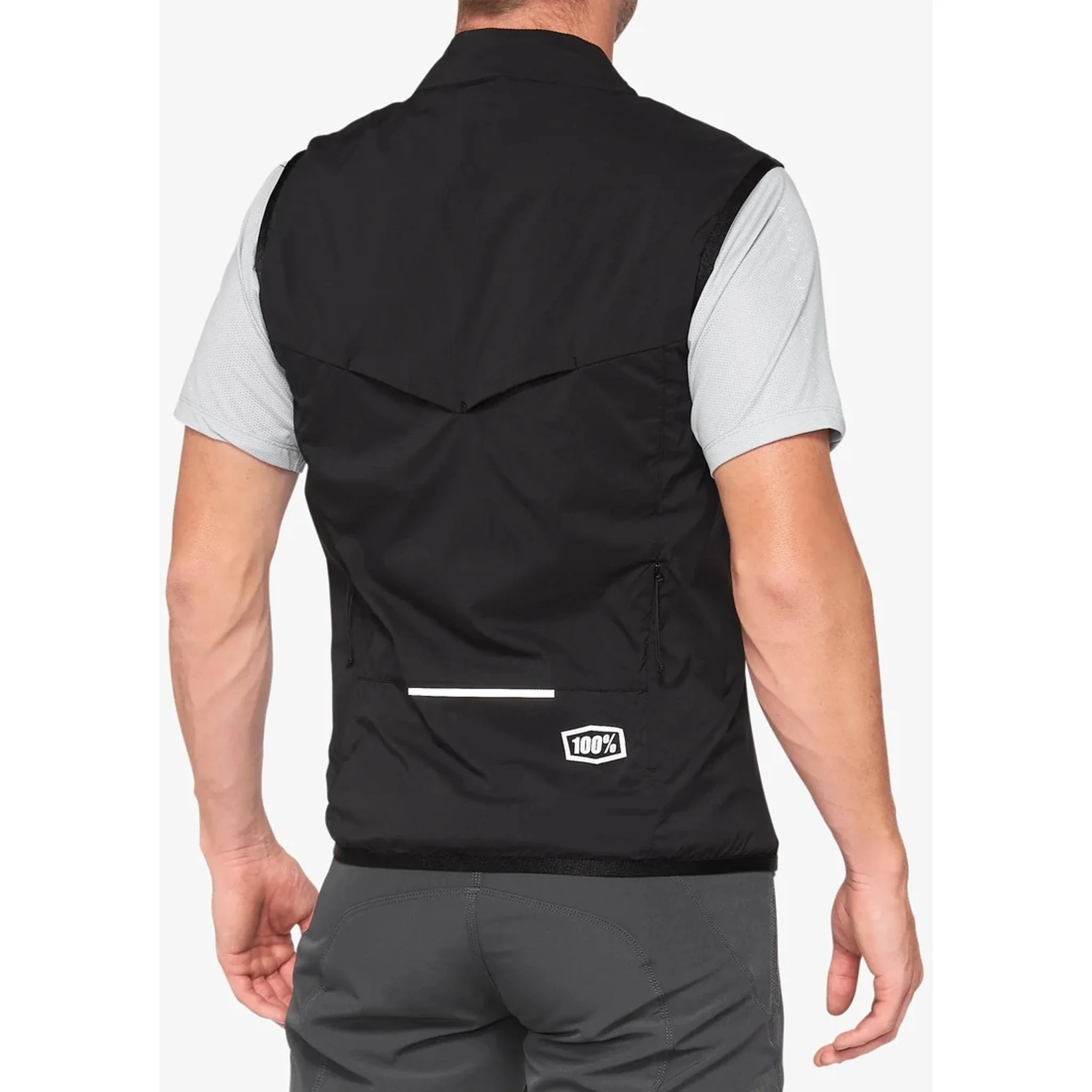 100% Corridor Stretch Vest Black - Image 2