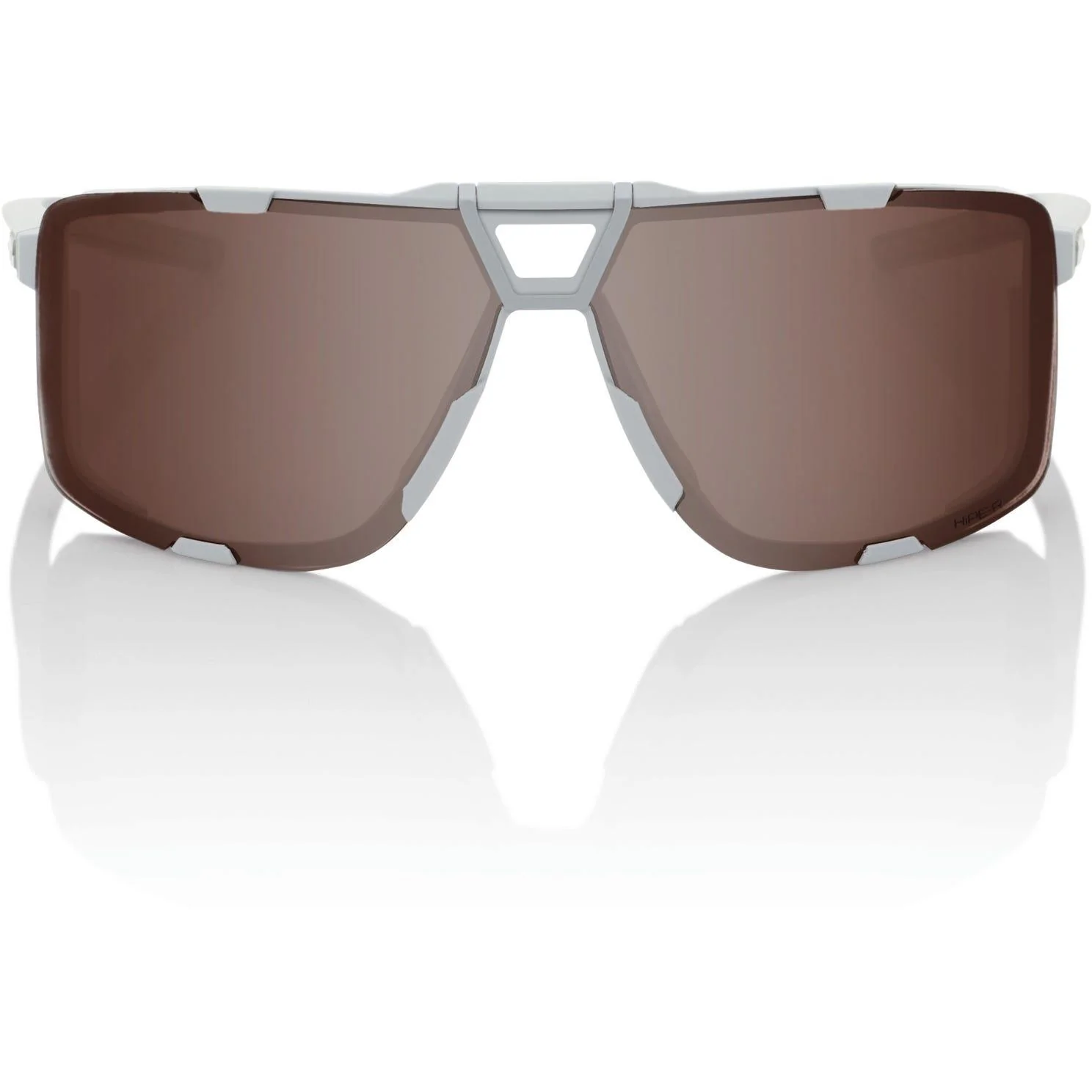 100% Eastcraft Sunglasses Soft Tact Cool Grey with HiPer Crimson Mirror Lens - Image 4