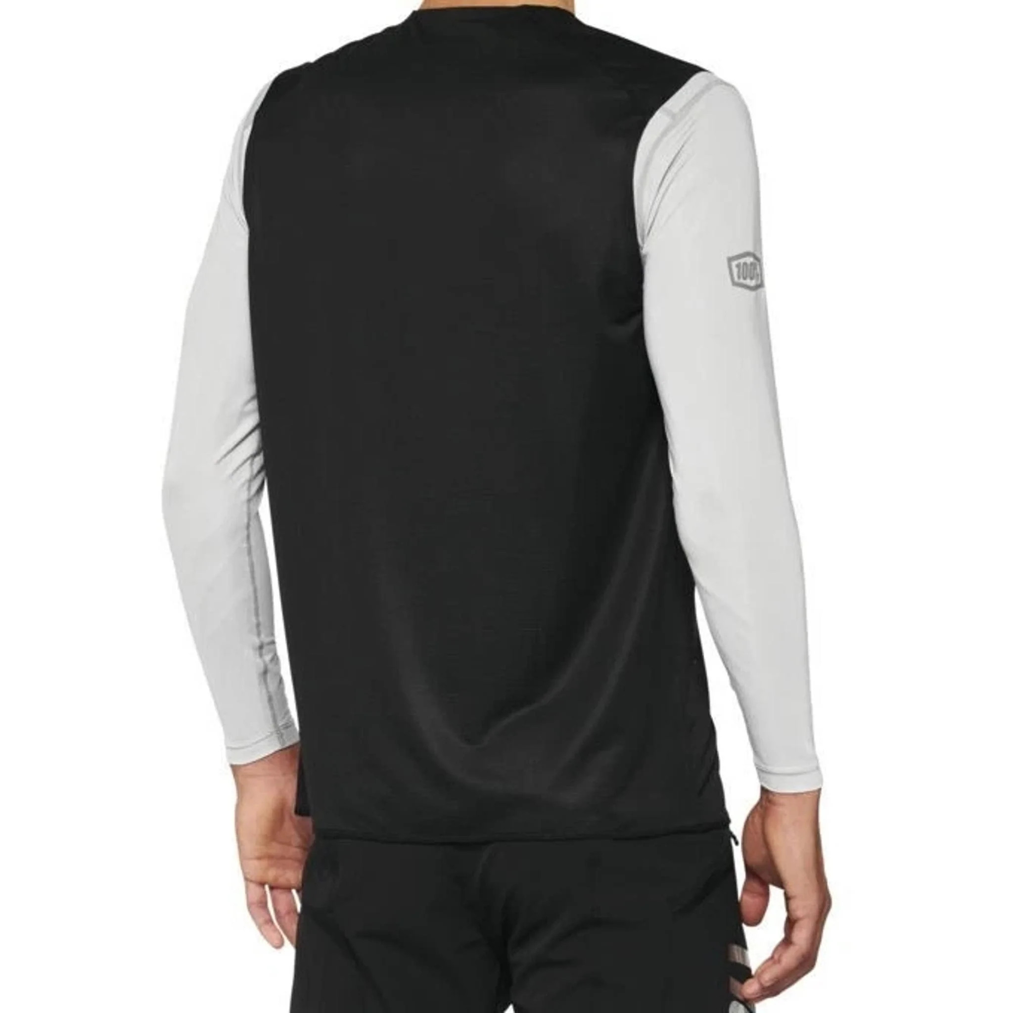 100% R-Core Concept Sleeveless Jersey Black - Image 2