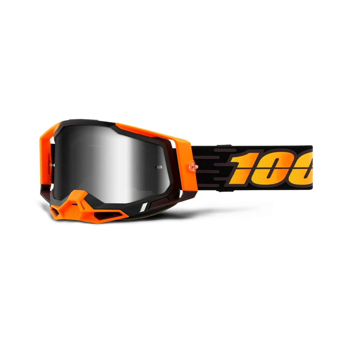 100% Racecraft 2 Goggles Mirror Silver Lens - Image 2