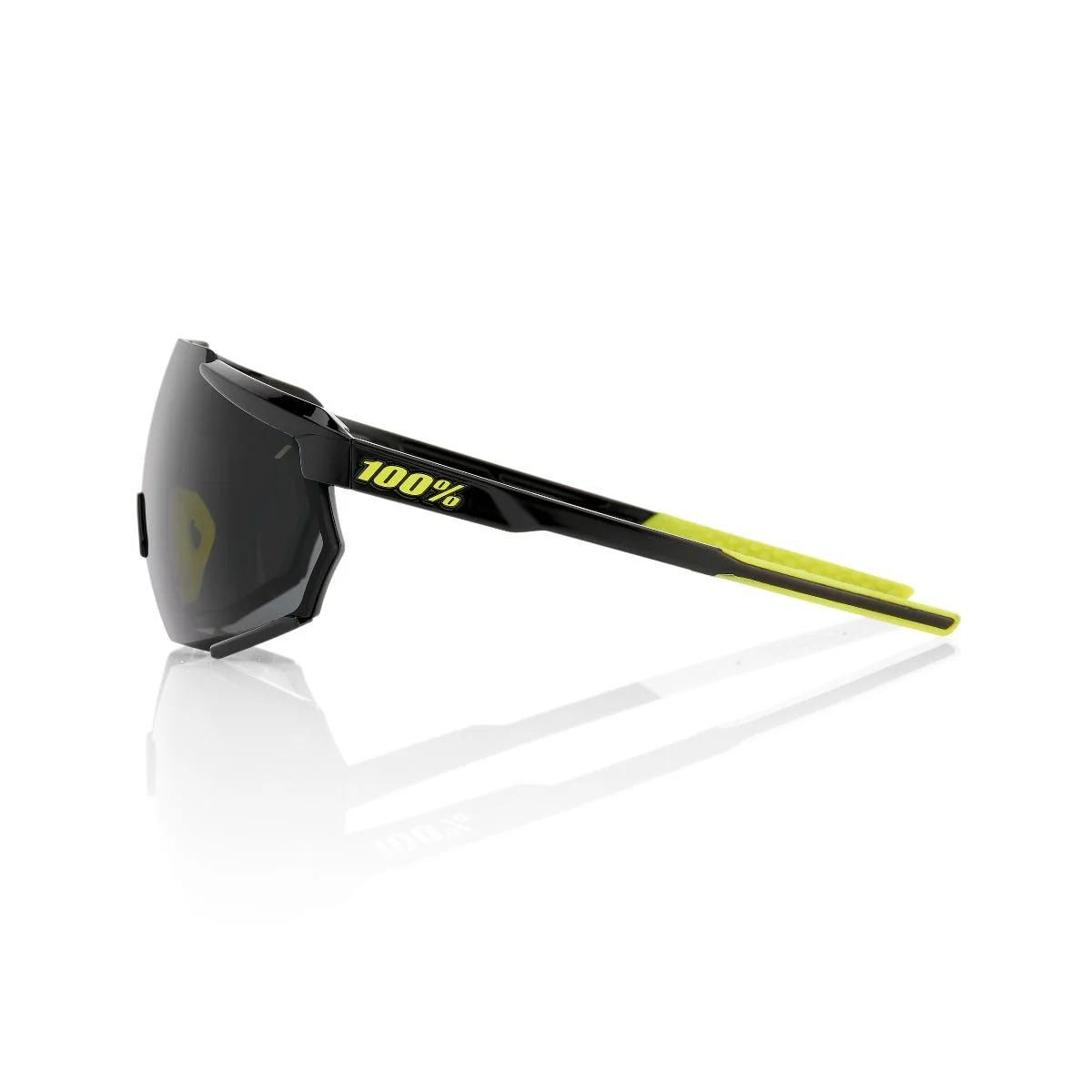 100% Racetrap Sunglasses Black with Smoke Lens - Image 3