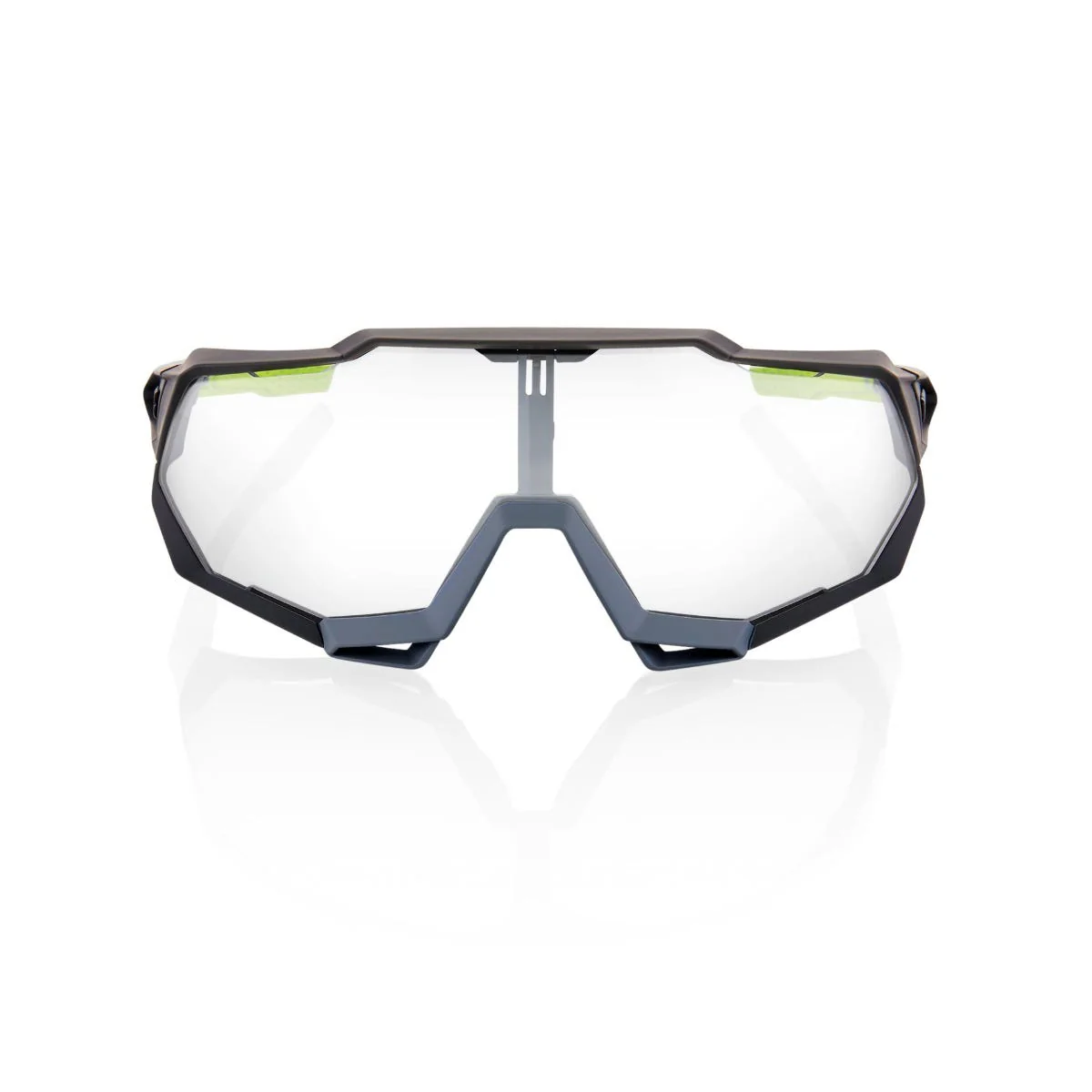 100% Speedtrap Soft Tact Sunglasses Cool Grey with Photochromic Lens - Image 3