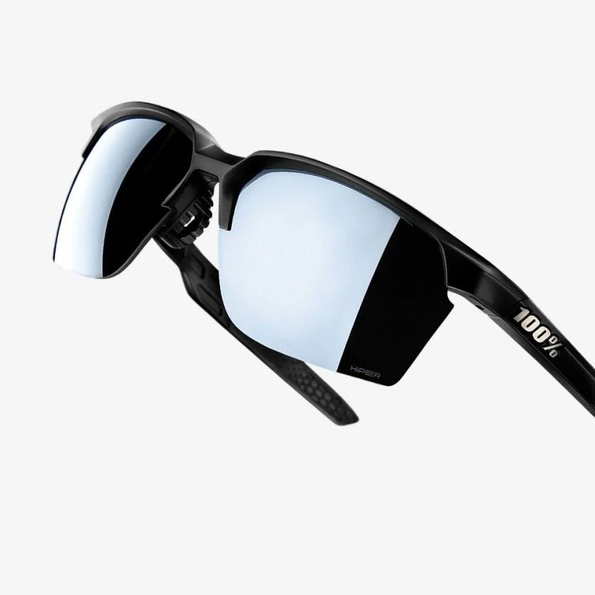100% Sportcoupe Matte Black with HiPER Silver Mirror Lens - Image 3