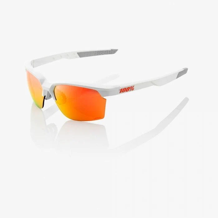 100% Sportcoupe White with HiPER Red Multilayer Mirror Lens - Image 2