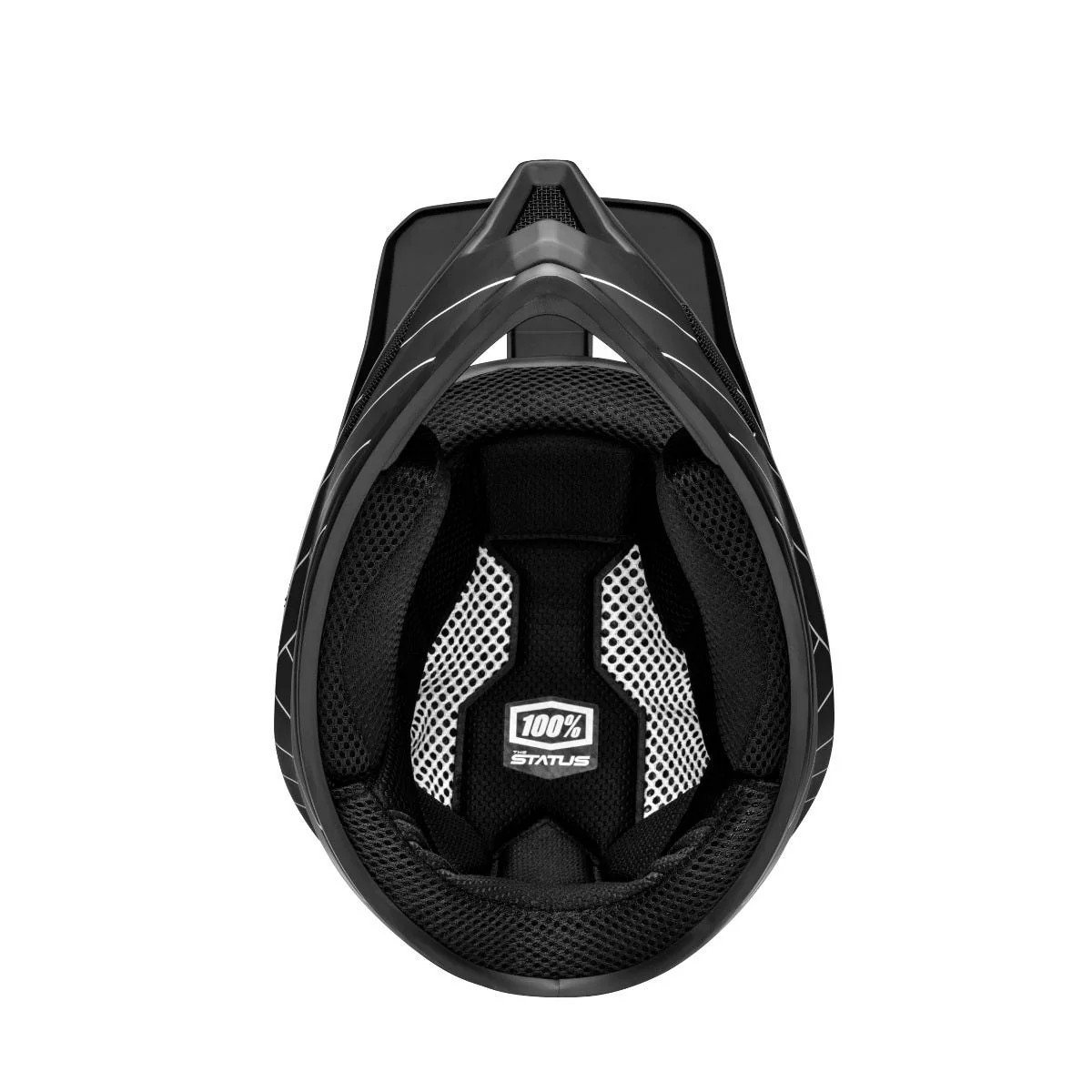100% Status Fullface Helmet Black - Image 3