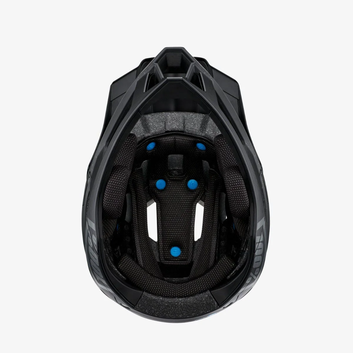 100% Trajecta Full Face Helmet Black - Image 3
