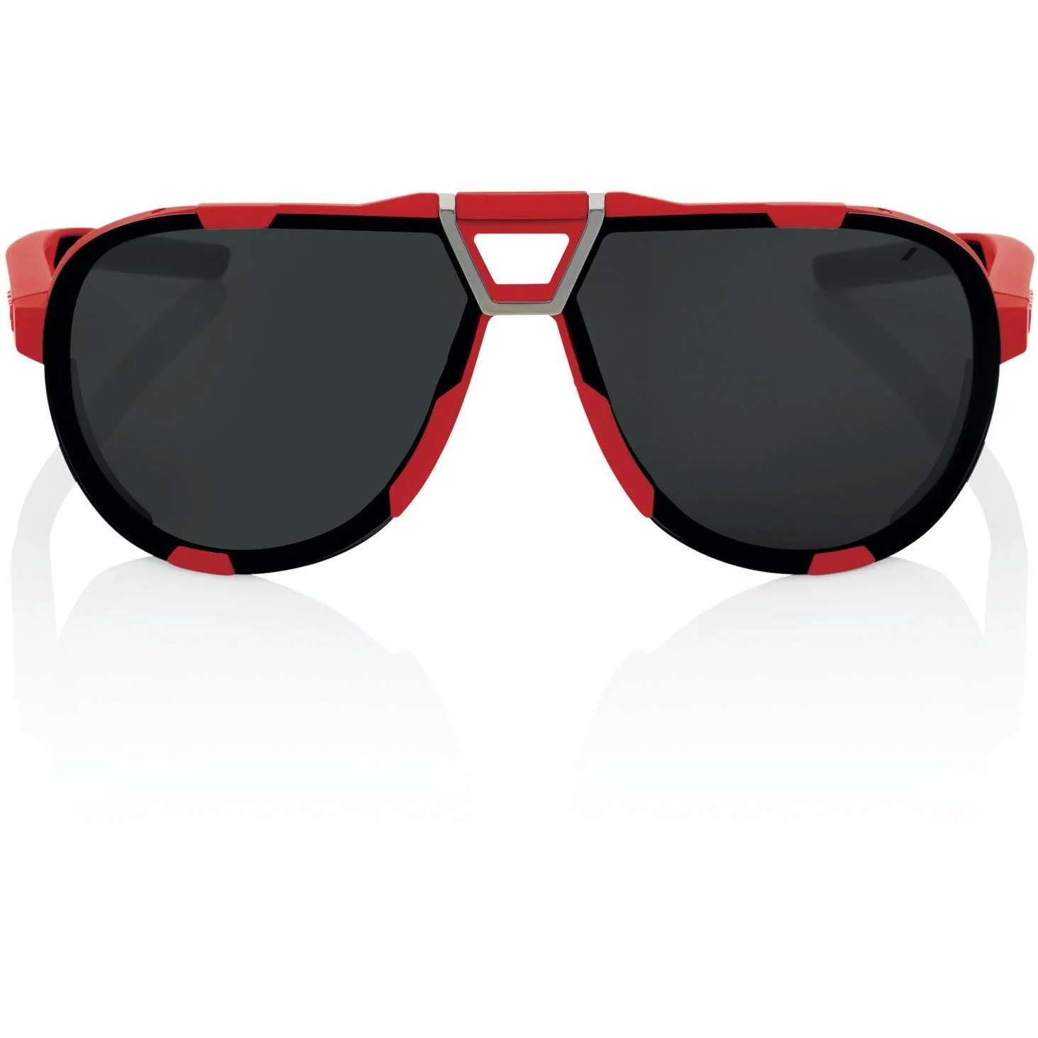 100% Westcraft Sunglasses Soft Tact Red with Black Mirror Lens - Image 4