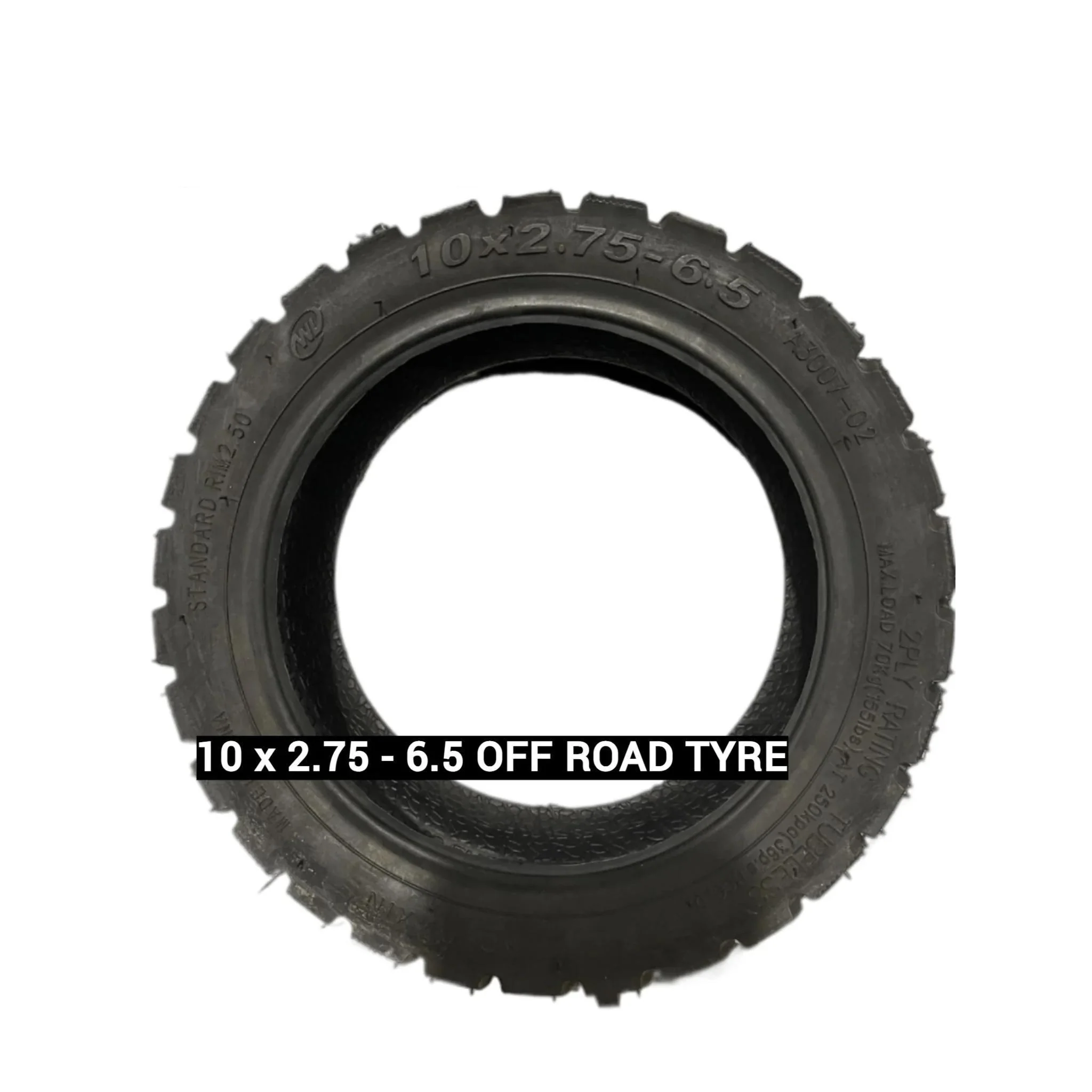 Aoxin Heavy-Duty Off-Road E-Scooter Tyre 830g 10x2.75-6.5''