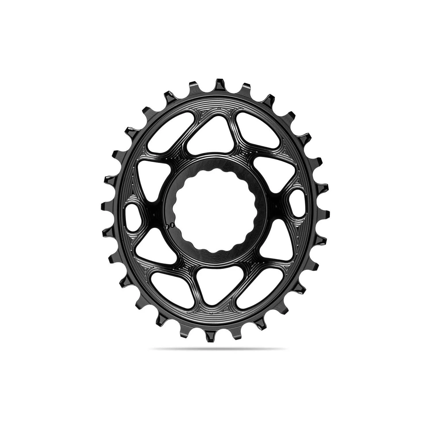 absoluteBLACK Oval Premium Chainring Race Face Cinch 3mm Offset Direct Mount Boost 1x Narrow Wide Black - Image 6