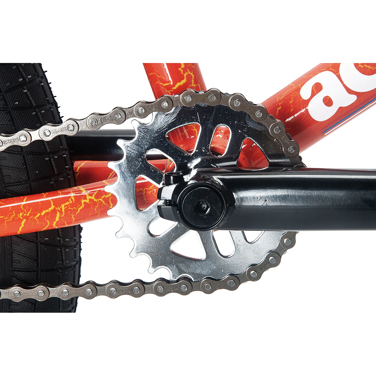 Academy Aspire 20 BMX Bike Orange Crackle - Image 5