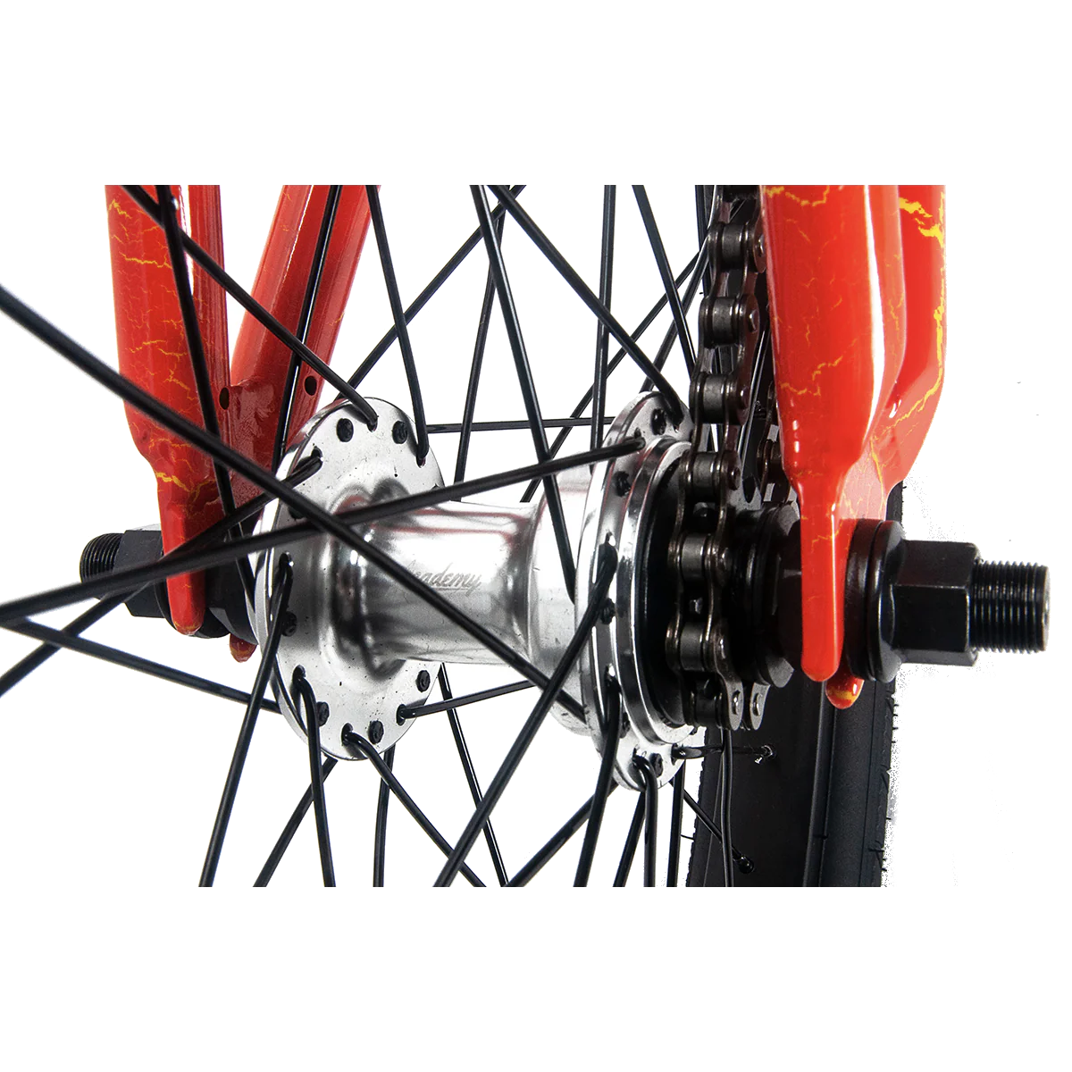 Academy Aspire 20 BMX Bike Orange Crackle - Image 7