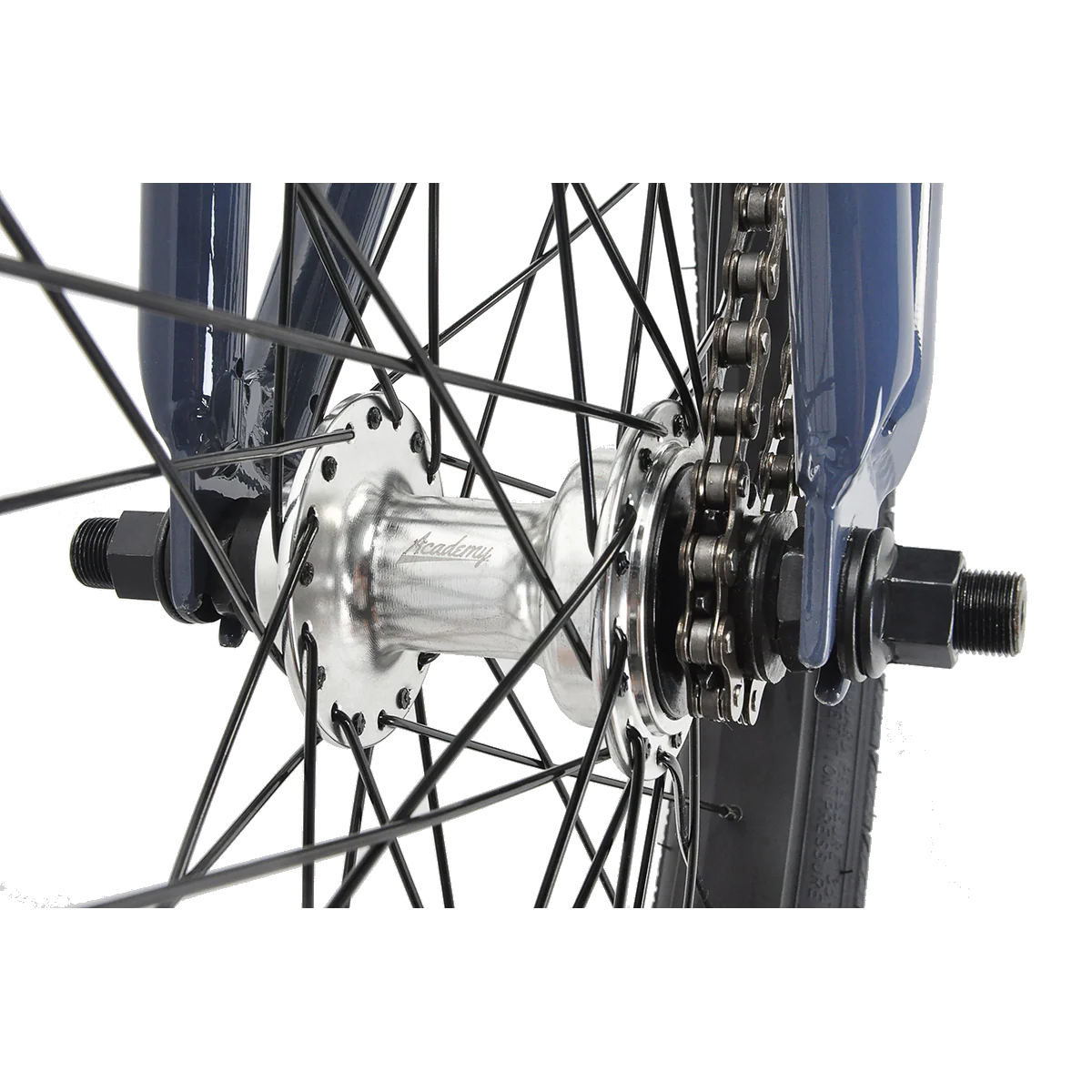 Academy Entrant 20 BMX Bike Gloss Dark Grey/Polished - Image 6