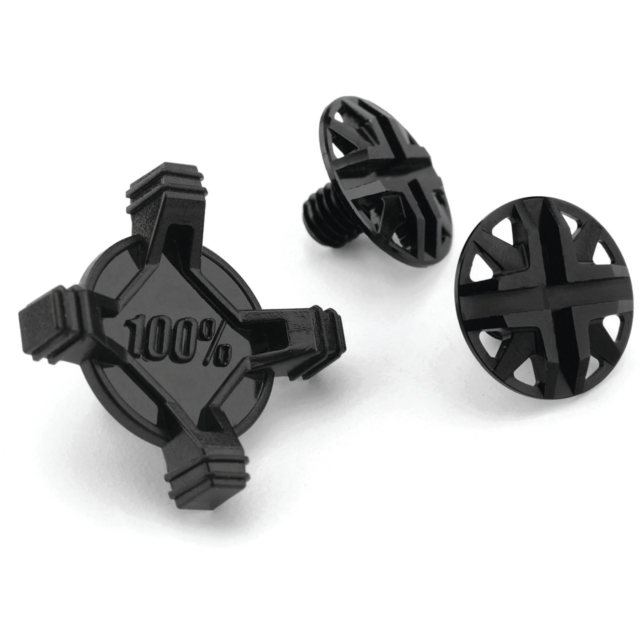 100% Aircraft Visor Screw Kit Black
