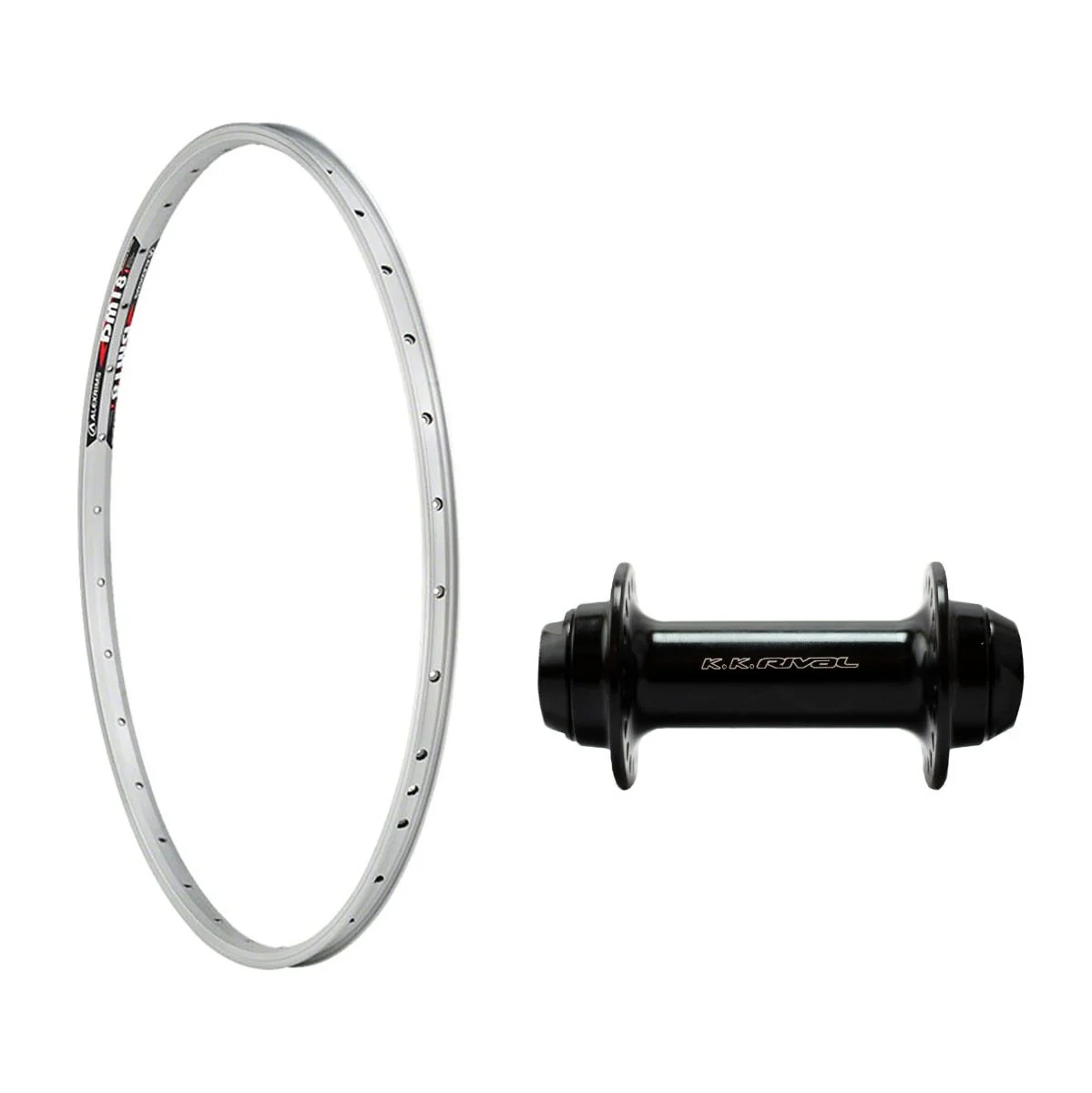 Alex Rim DM-18 27.5" 8/10 Speed QR Front Wheel Silver