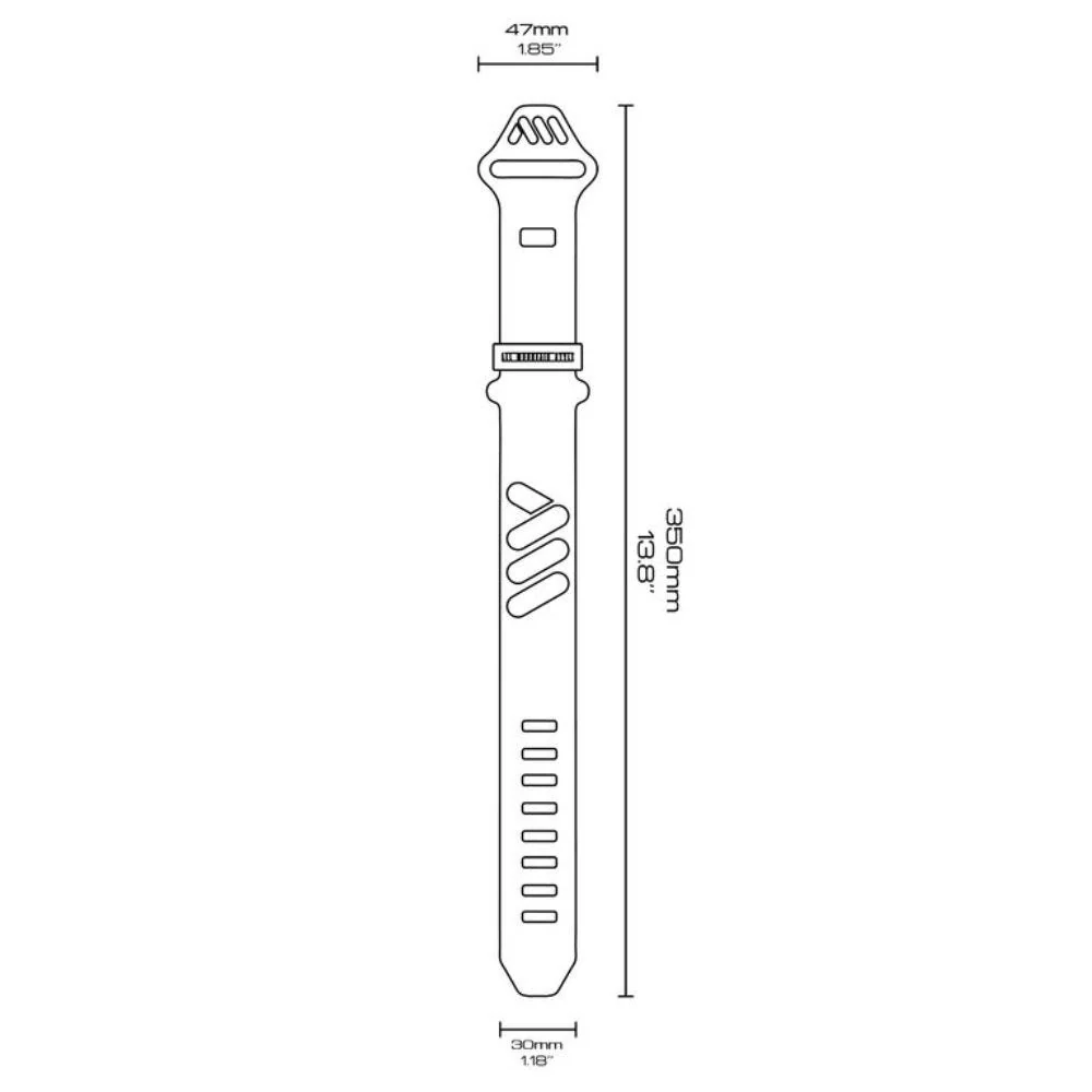 All Mountain Style OS Silicone Strap Black - Image 4