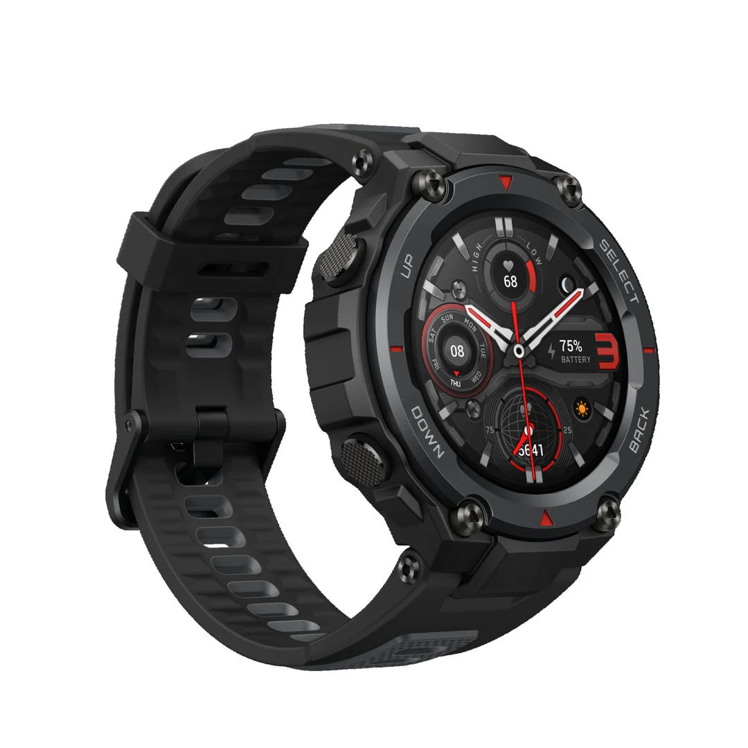 Amazfit T-Rex Pro Smart Watch Meteorite Black - Image 2