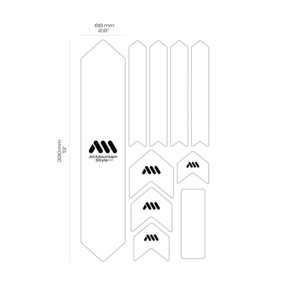 AMS Honeycomb Frame Guard XL Frame Protection Clear/Wolf - Image 3
