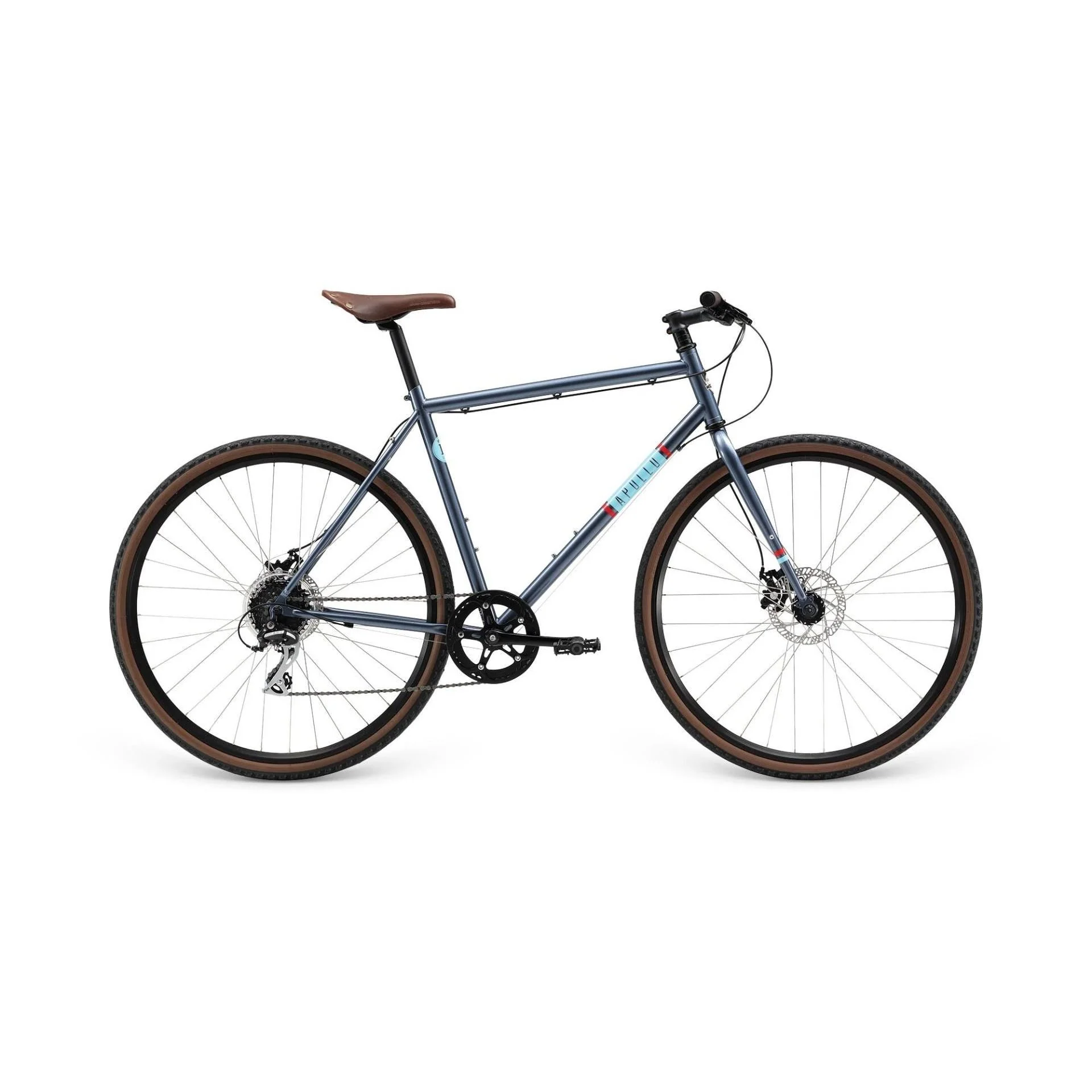 Apollo Mark II Flat Bar Road Bike Blue/Red - Image 2