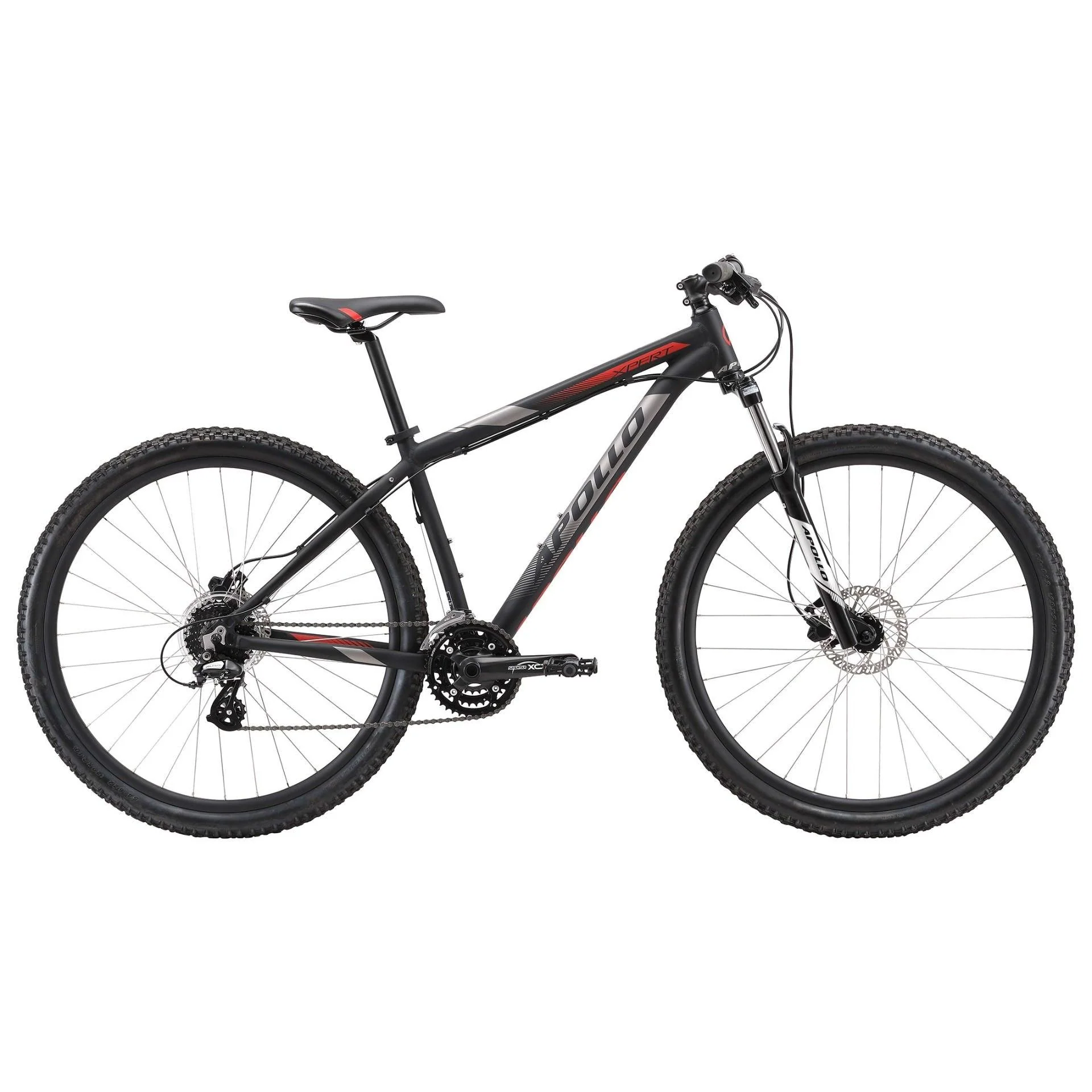 Apollo Xpert 20 Matte Black Charcoal Red