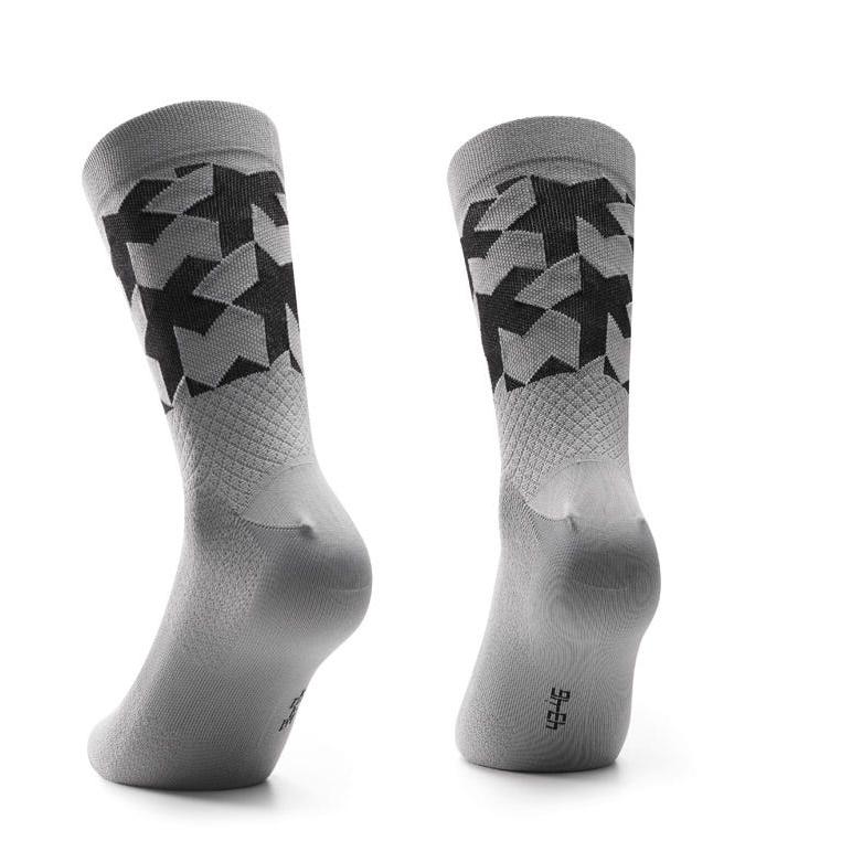 Assos EVO Monogram Socks Gerva Grey - Image 2