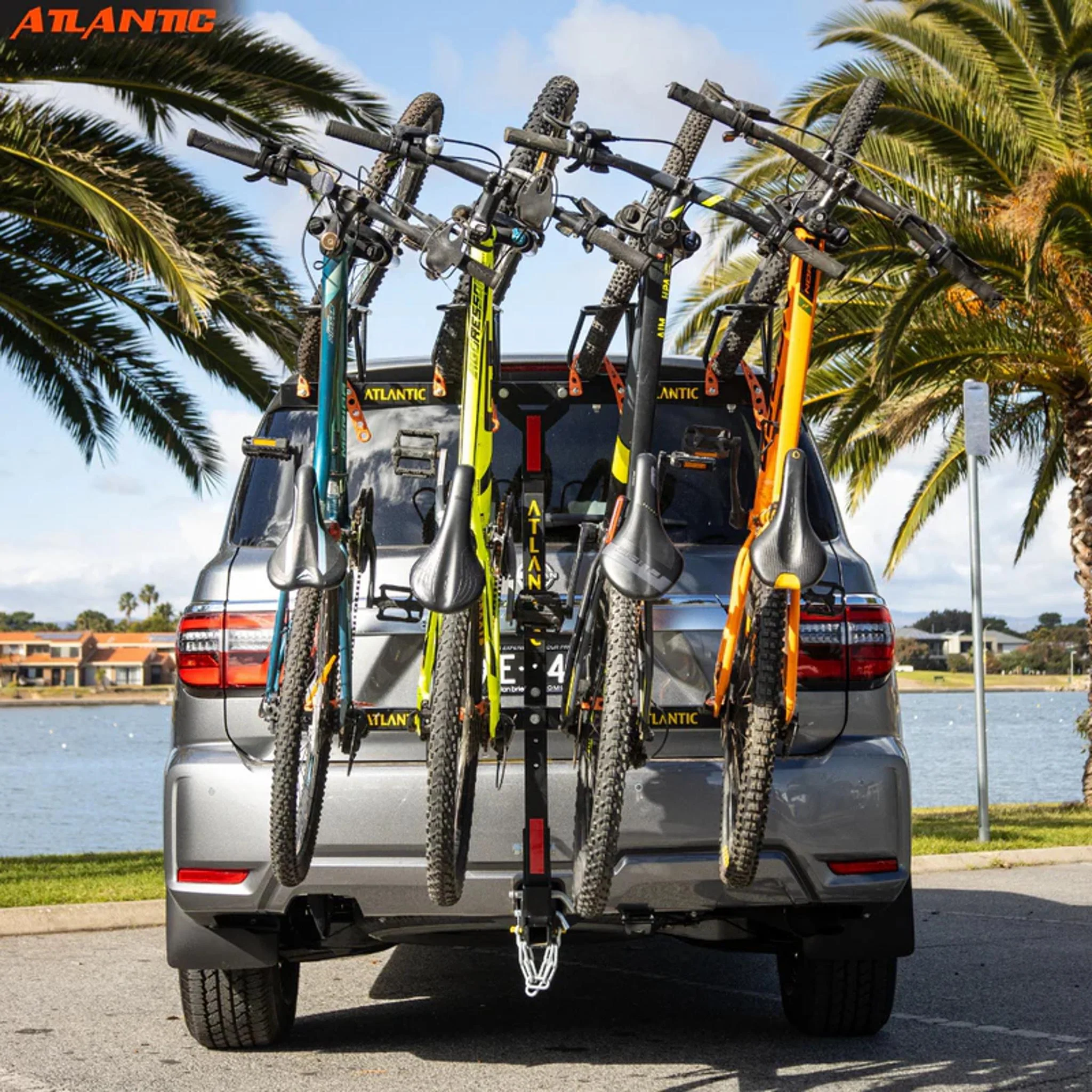 Atlantic 5-Bike Vertical Hitch Rack Black - Image 4