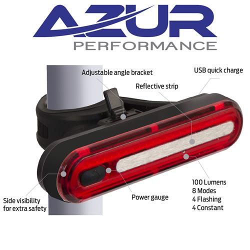 AZUR Alien II 100 Lumens USB Rear Light - Image 2