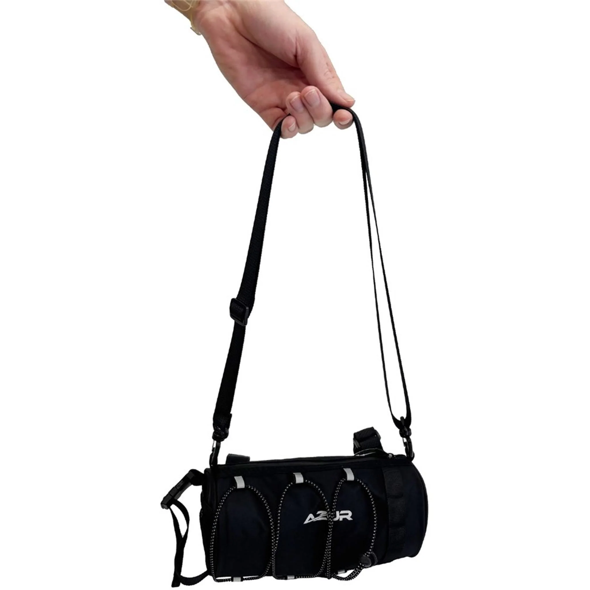 Azur Handlebar Roll Bag 2.3L Black - Image 5