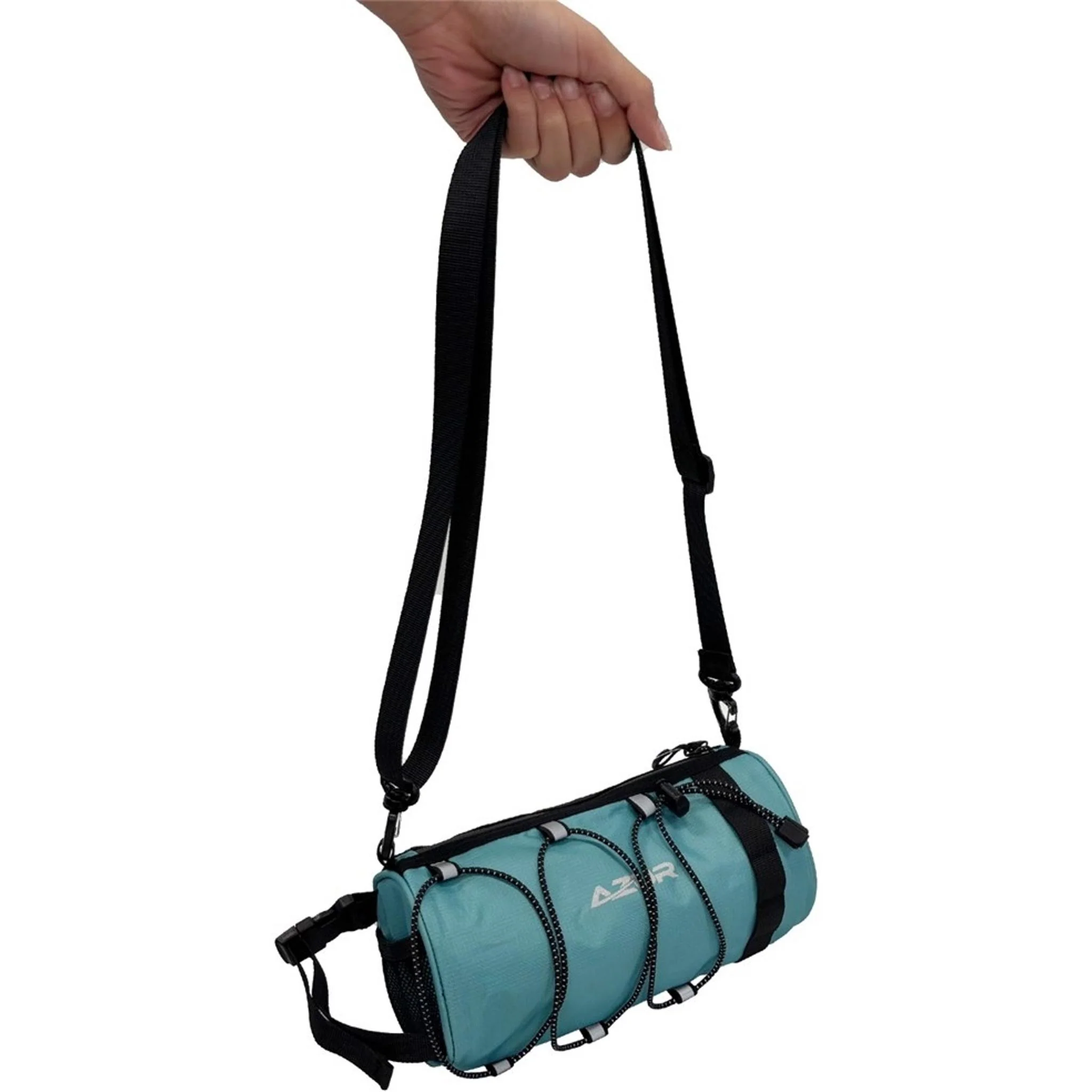 Azur Handlebar Roll Bag 2.3L Turquoise - Image 4