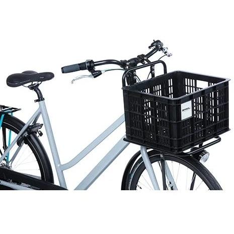 Basil Bicycle Crate Medium 29.5L Recycled Plastic Black - Image 4
