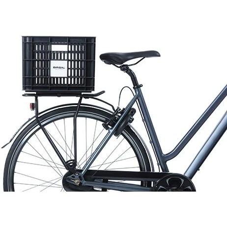 Basil Bicycle Crate Medium 29.5L Recycled Plastic Black - Image 5