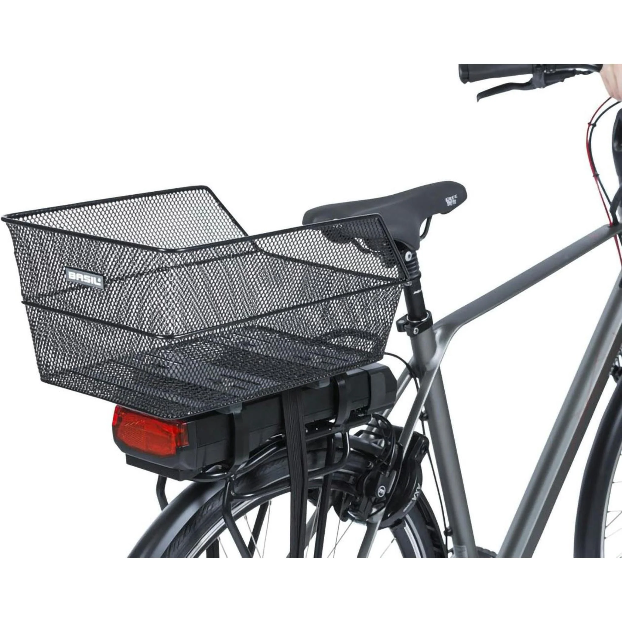 Basil Cento Rear Basket Multisystem NX WSL 38.5x24x13.5cm Black - Image 2