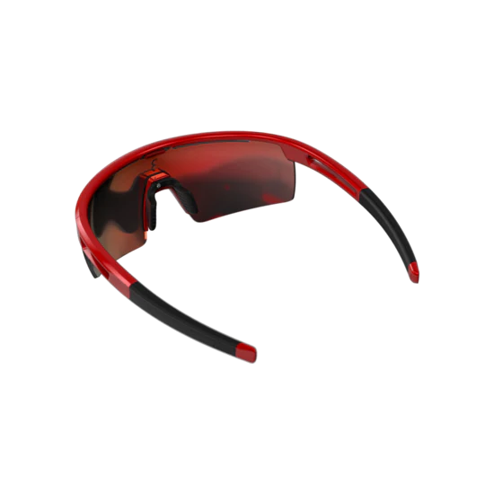 BBB Avenger Sunglasses Metallic Red/Smoke Lens - Image 3