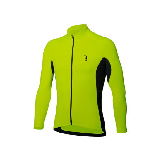 BBB Transition Diamondsoft Long Sleeve Jersey Neon Yellow