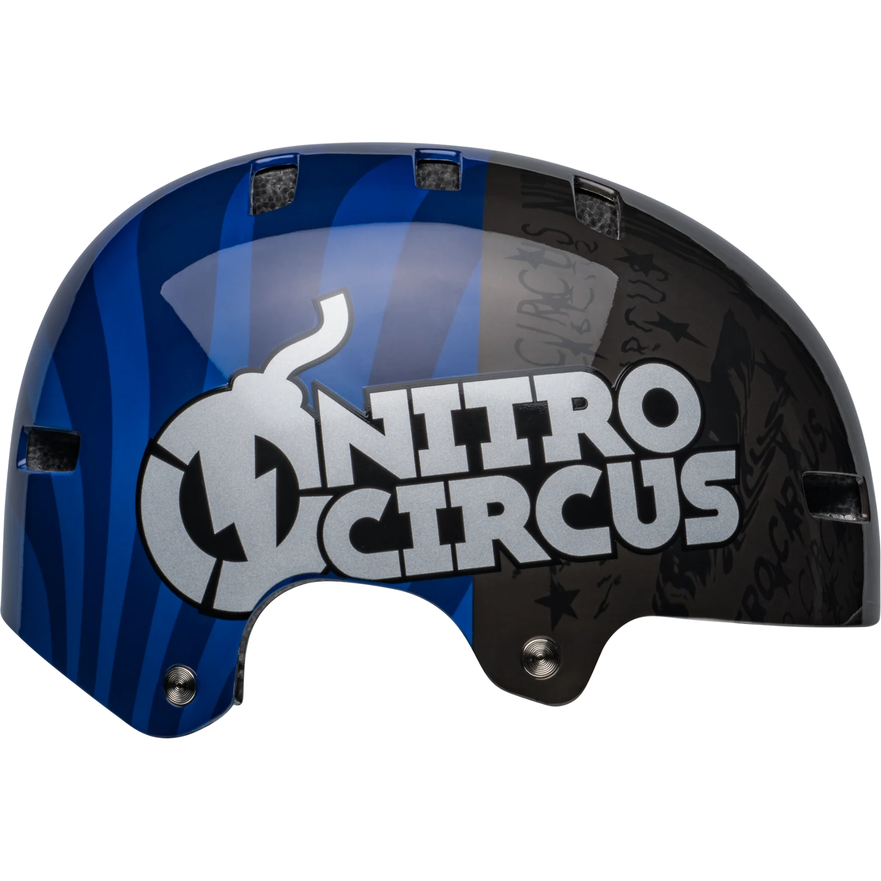 Bell Local Nitro Circus Helmet Navy/Silver