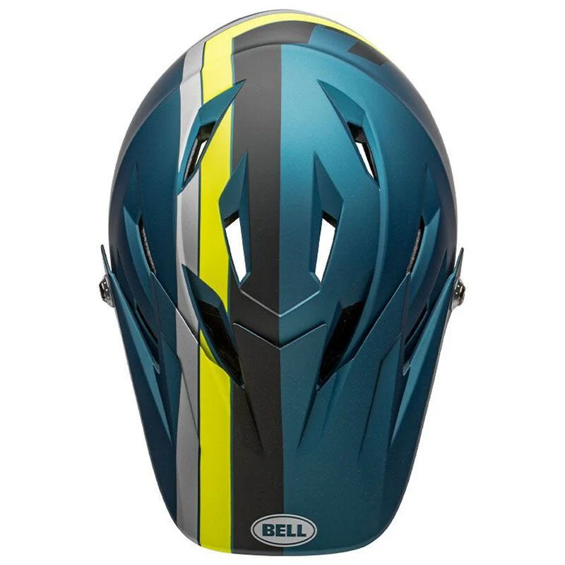 Bell Sanction Fullface Helmet Blue/Hi-Viz - Image 5