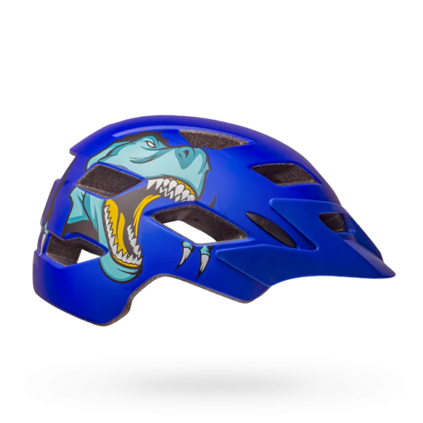Bell Sidetrack Kids Helmet Mat Blue Rex Uni
