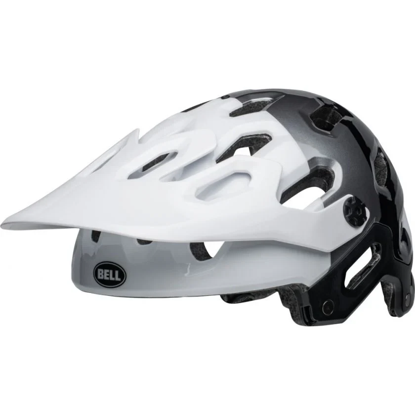 Bell Super 3R MIPS Full Face Helmet Gloss White/Black - Image 8
