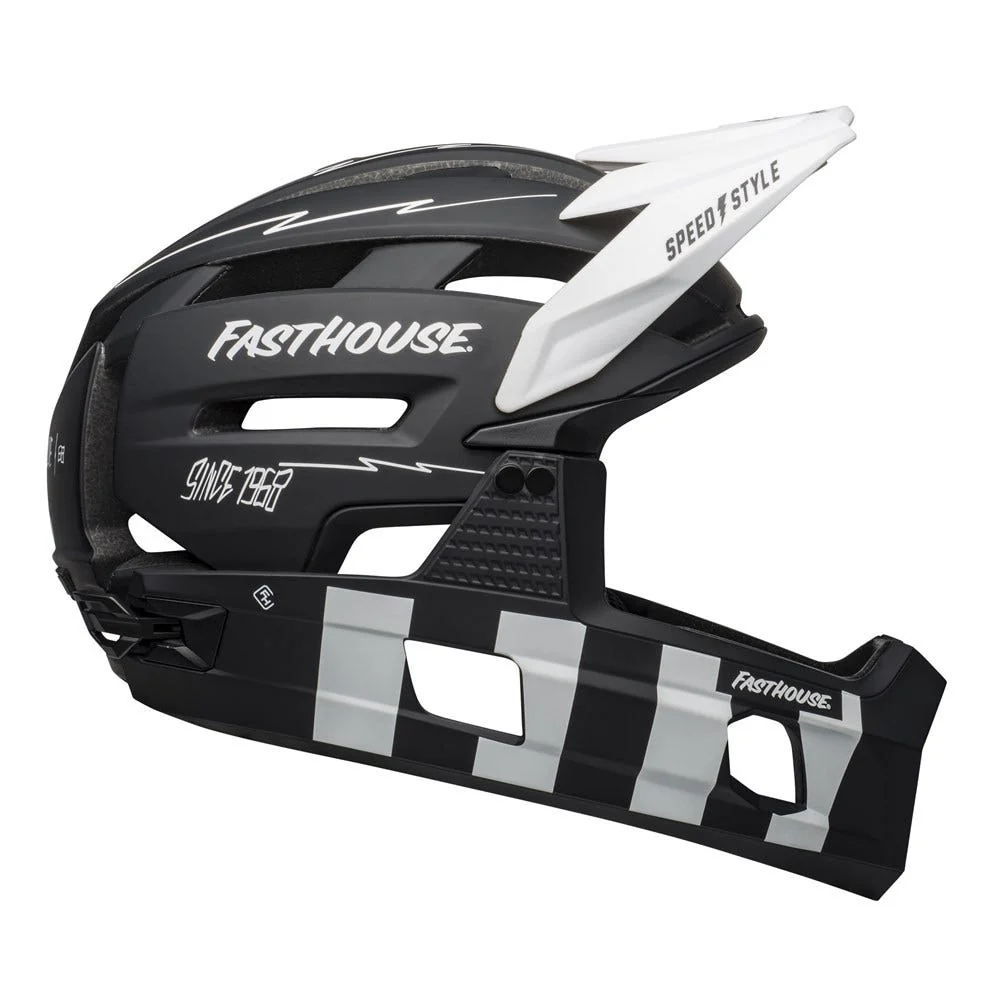 Bell Super Air R Spherical Mips Fullface Helmet Fasthouse Black/White - Image 3