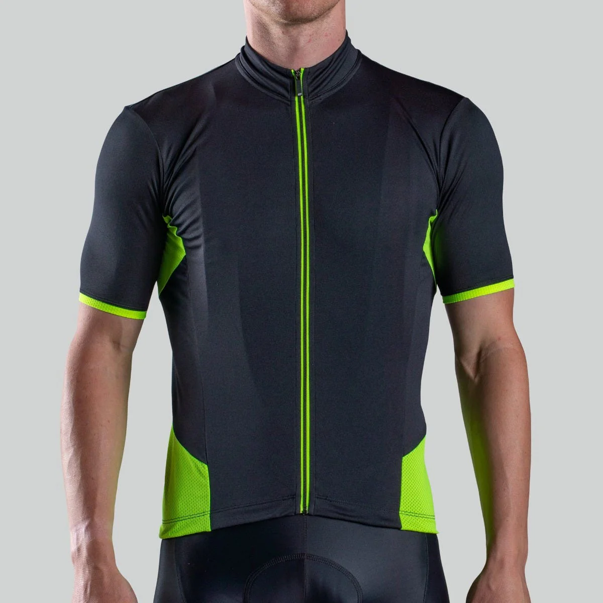 Bellwether Cadence Short Sleeve Jersey Black/Citrus