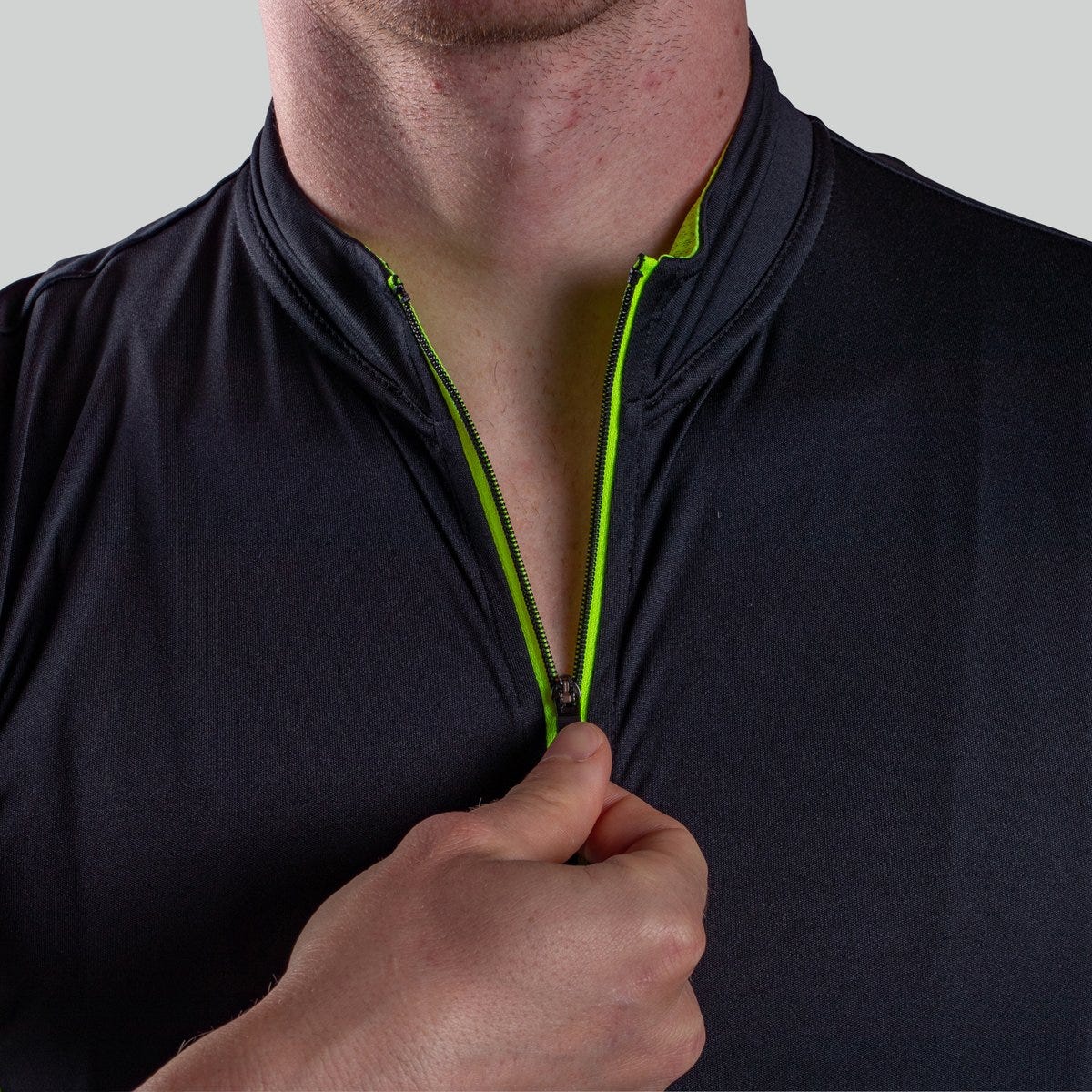 Bellwether Cadence Short Sleeve Jersey Black/Citrus - Image 3
