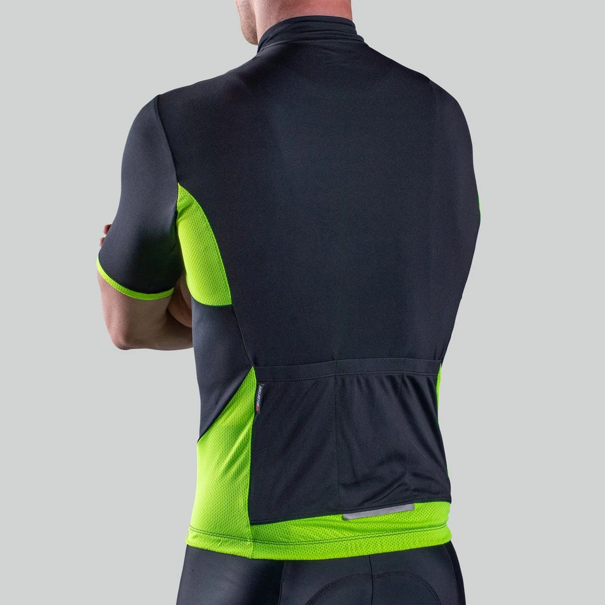 Bellwether Cadence Short Sleeve Jersey Black/Citrus - Image 4
