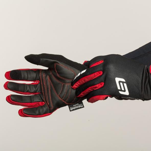 Bellwether Coldfront Full Finger Gloves Black/Red - Image 3
