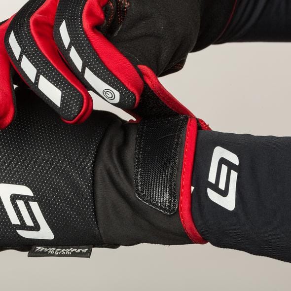 Bellwether Coldfront Full Finger Gloves Black/Red - Image 4