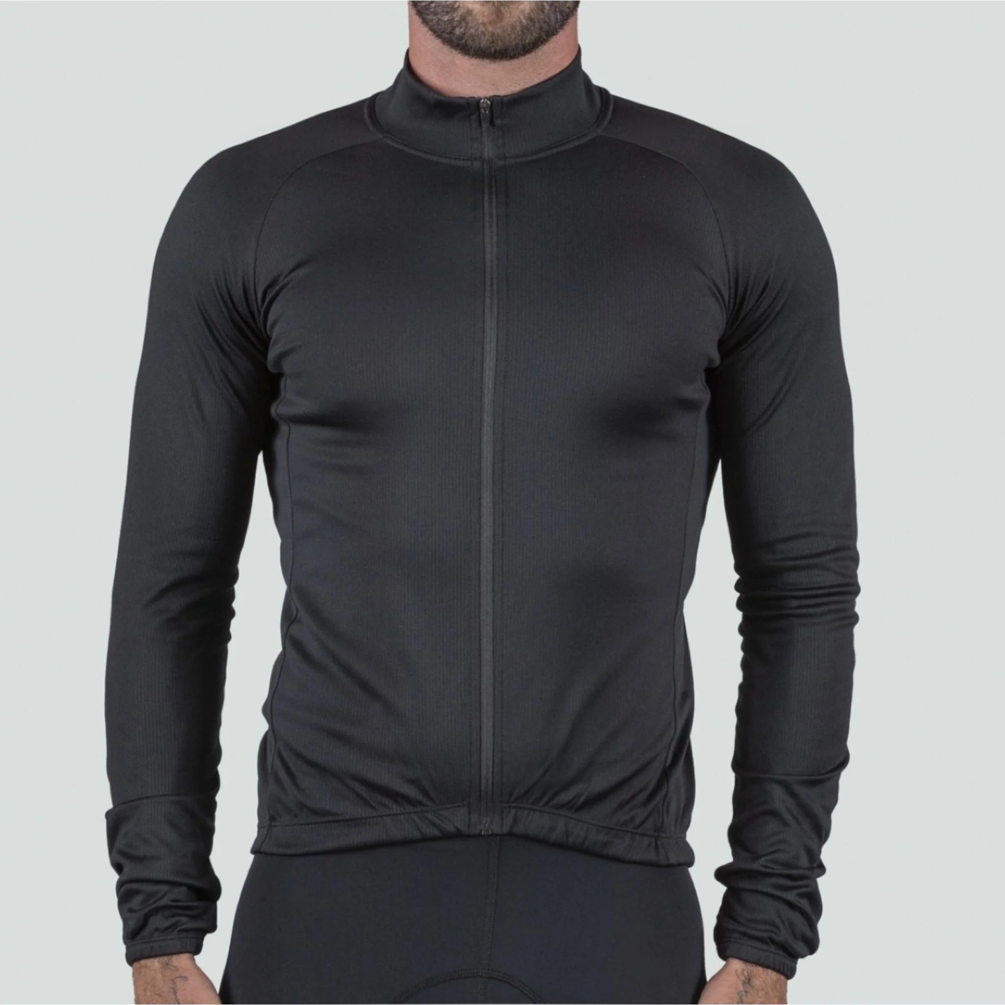 Draft Men's Long Sleeve Jersey Black Medium