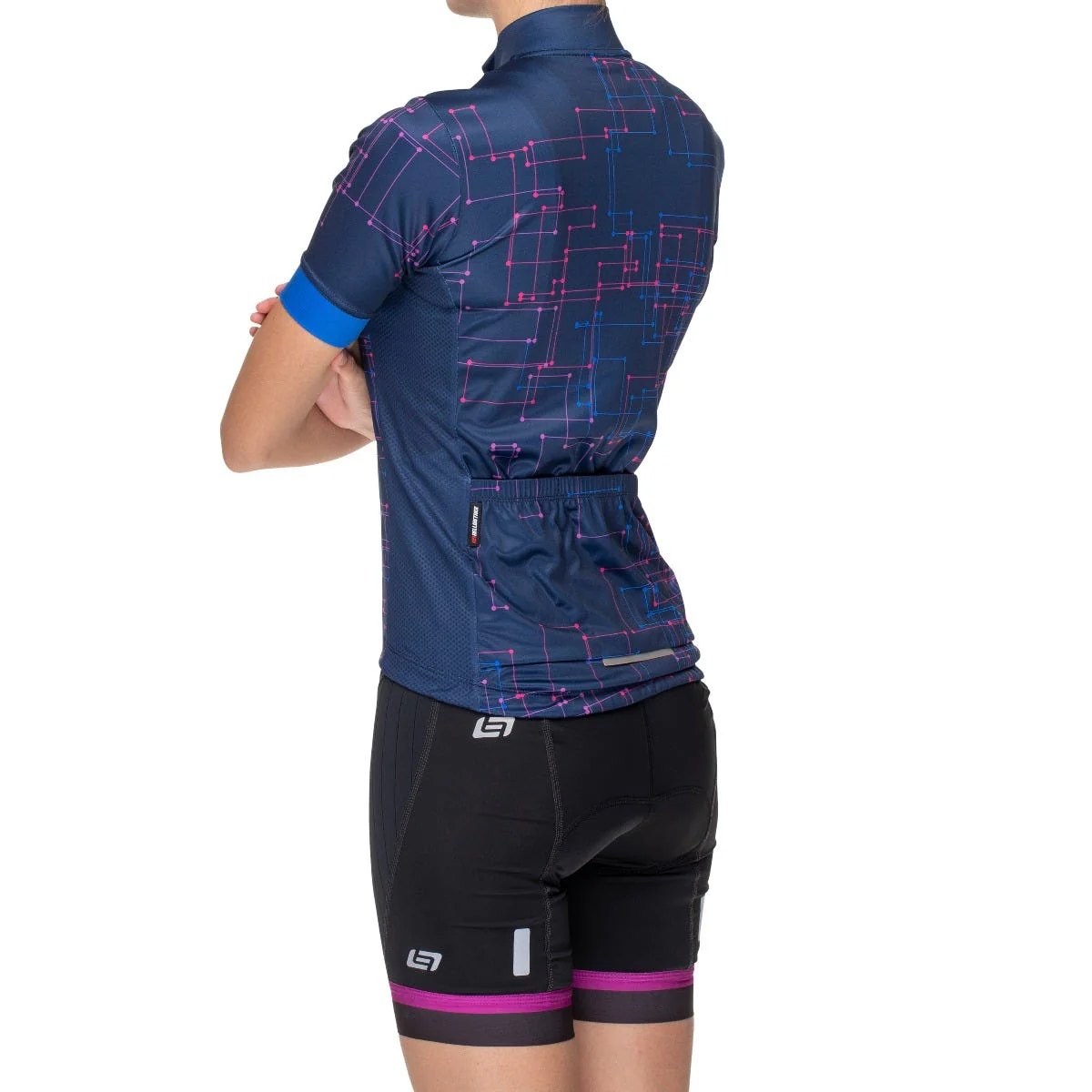 Bellwether Galaxy Women's Short Sleeve Jersey Navy - Image 3