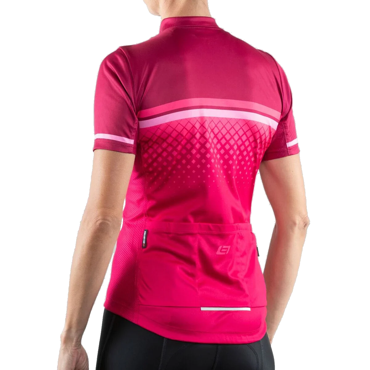 Bellwether Gradient Short Sleeve Women's Jersey Ruby - Image 3
