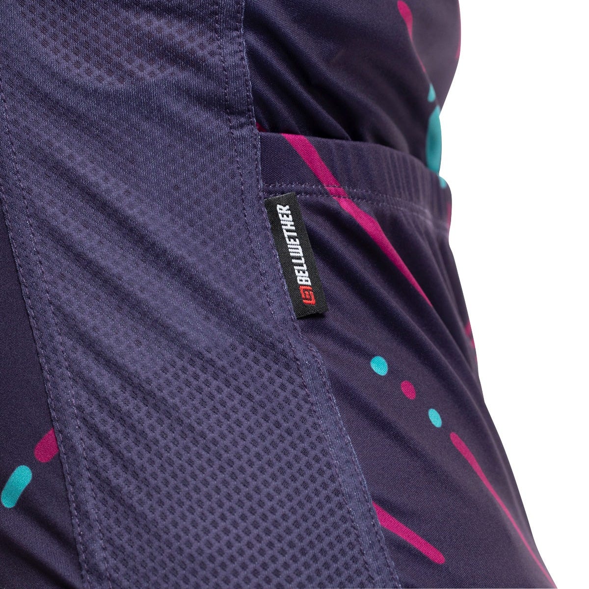 Bellwether Linear Short Sleeve Women's Jersey Plum - Image 5