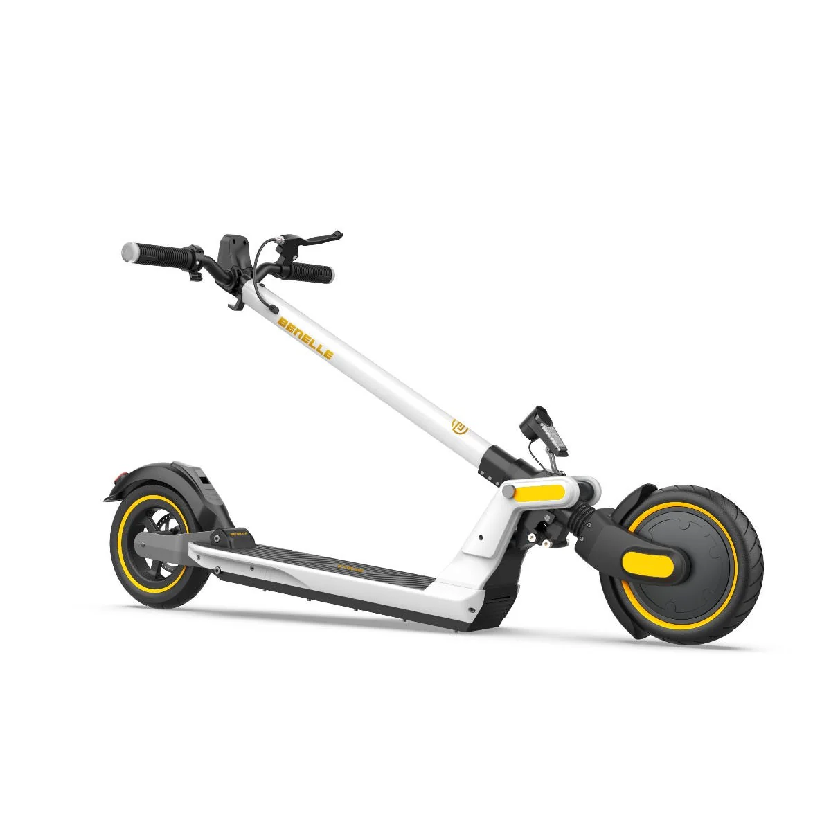 Benelle S-Series 350W Electric Scooter Arctic White - Image 3