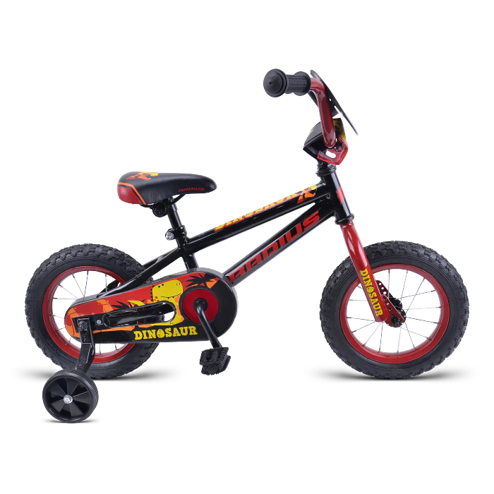 Bike17 Radius Dinosaur 12in Blk Red