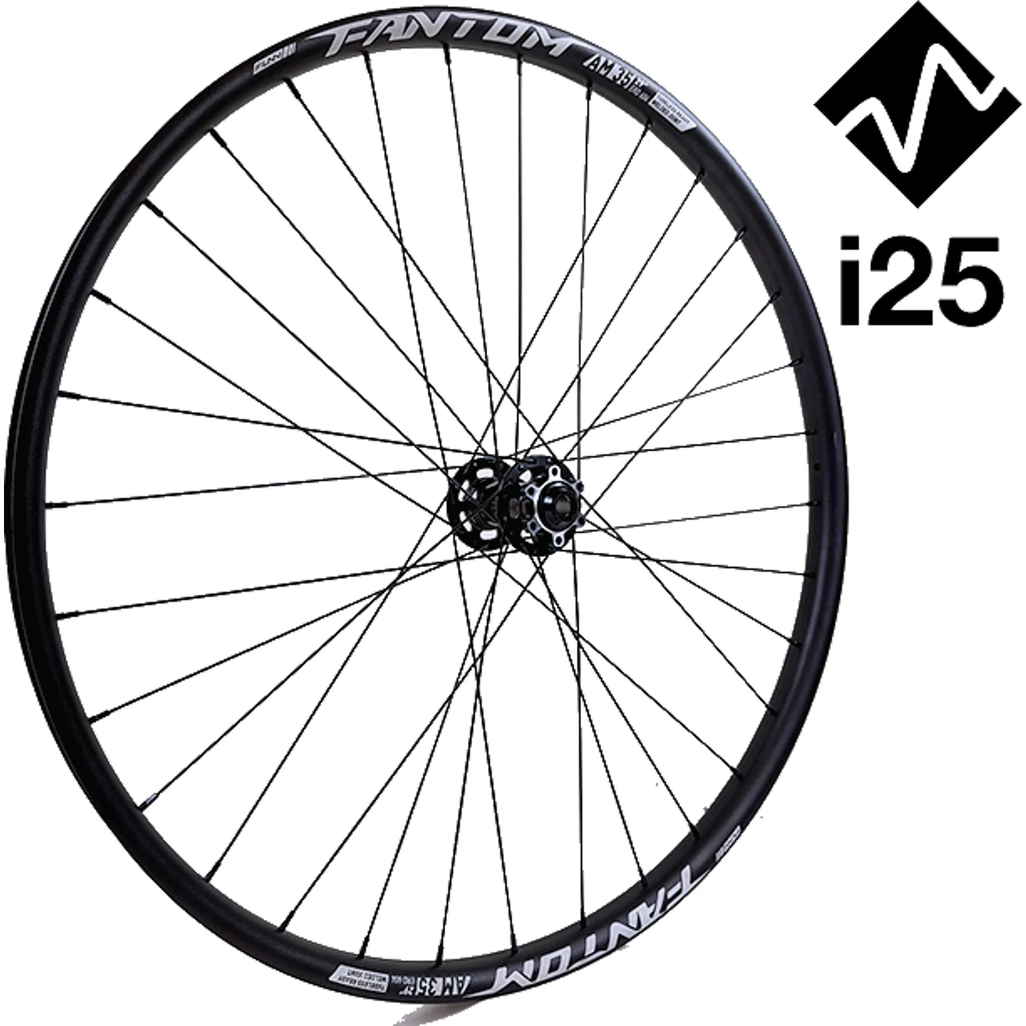 Ryde i25 Alloy MTB Front Wheel 700c 100x15mm